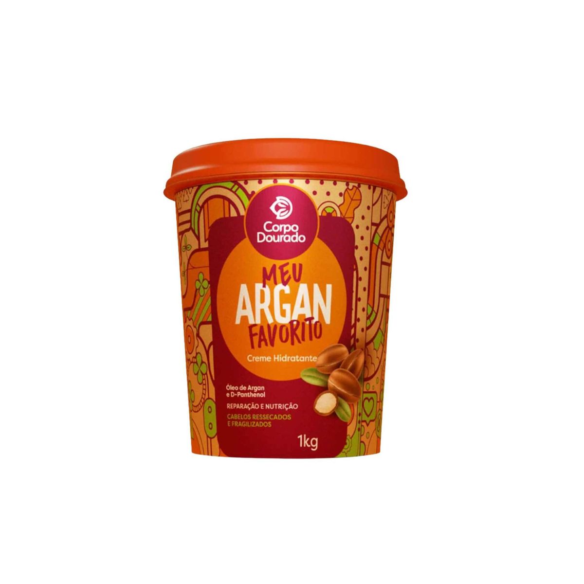 GENERICO - Crema brasileña para reparar cabellos dañados con argan 1 kg