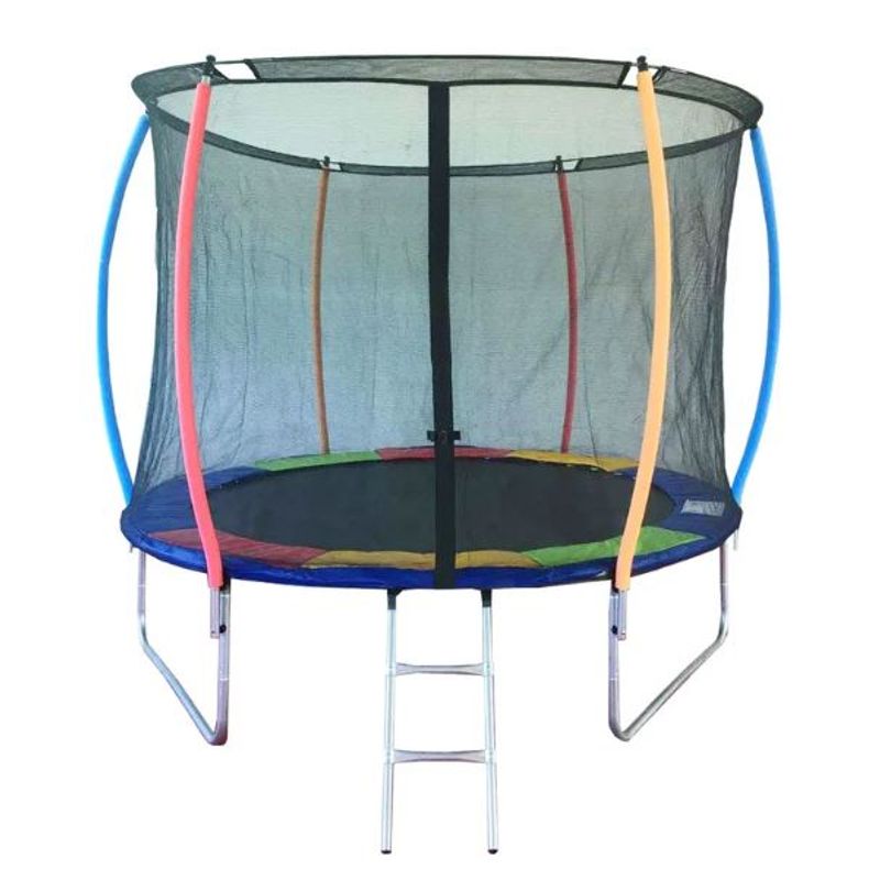 DO IT! - Cama Elástica 2.44 Mts Multicolor + Malla De Protección Superior Do It