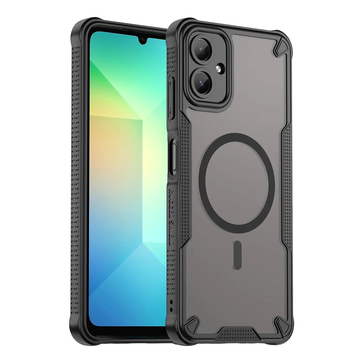 GENERICO - Funda Reforza Carga Magnética Para Samsung Galaxy A06 5G - Negro