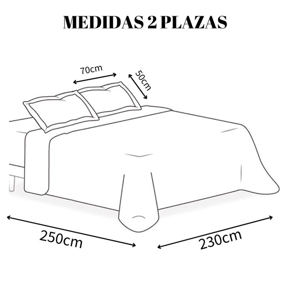 GENERICO - Cubrecama Quilt De Verano 2 Plazas + 2 Funda Medida 230x250cm Turquesa