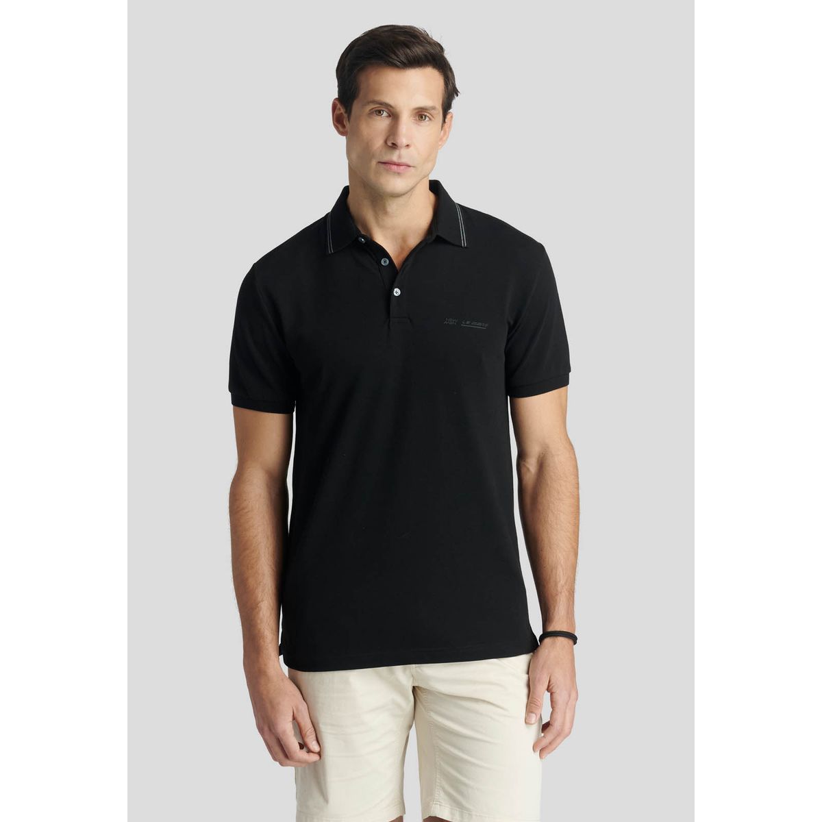 NEW MAN - Polo  Monaco Negro New Man
