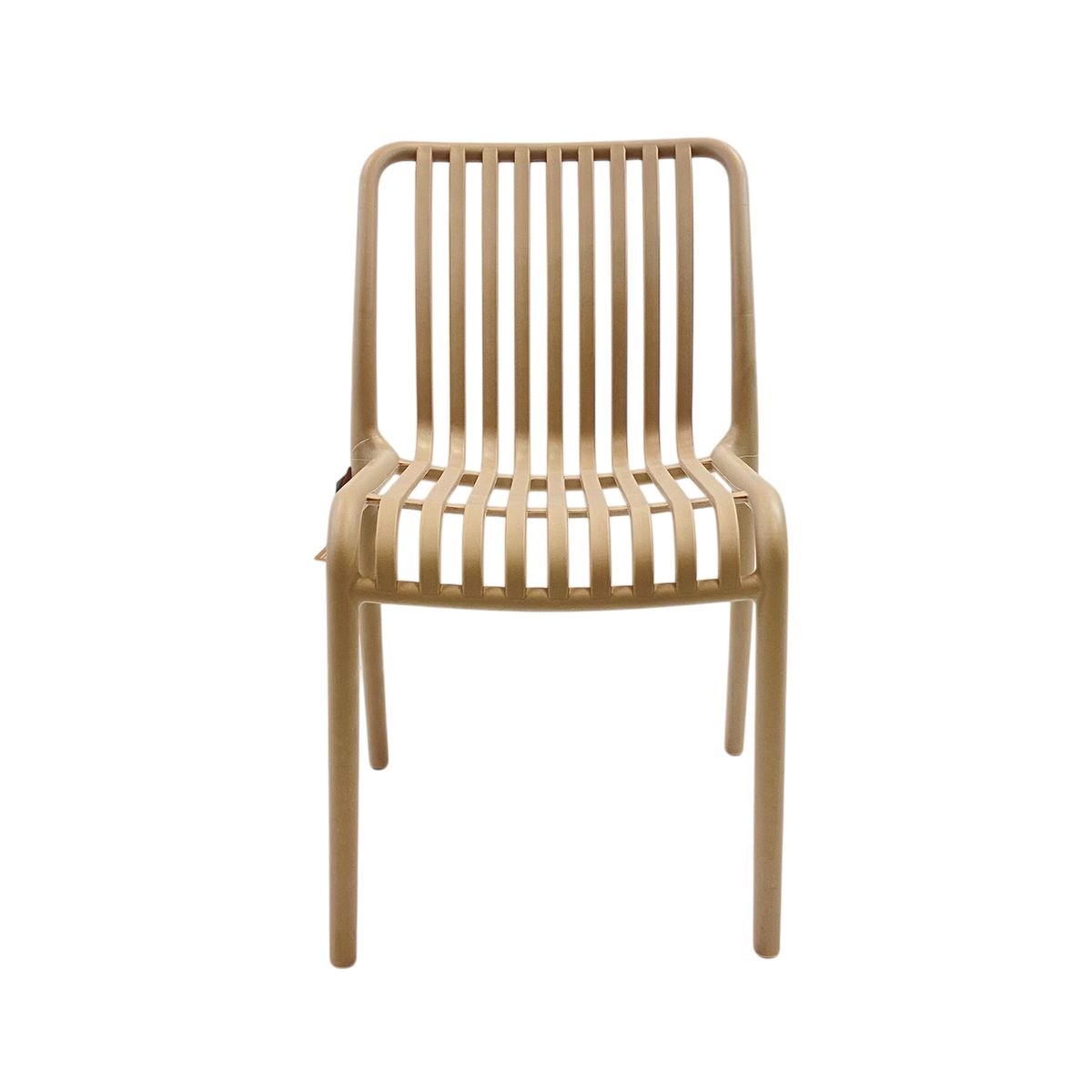 ESCANDINAVIA - Silla Plástico Apilable Deco Bremen Beige Escandinavia