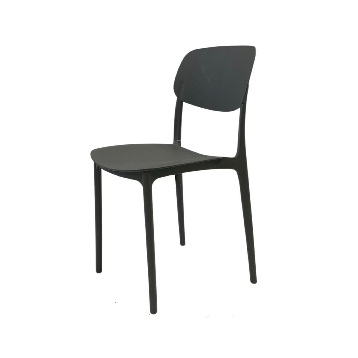 ESCANDINAVIA - Silla Plástico Apilable Deco Estocolmo Gris Escandinavia