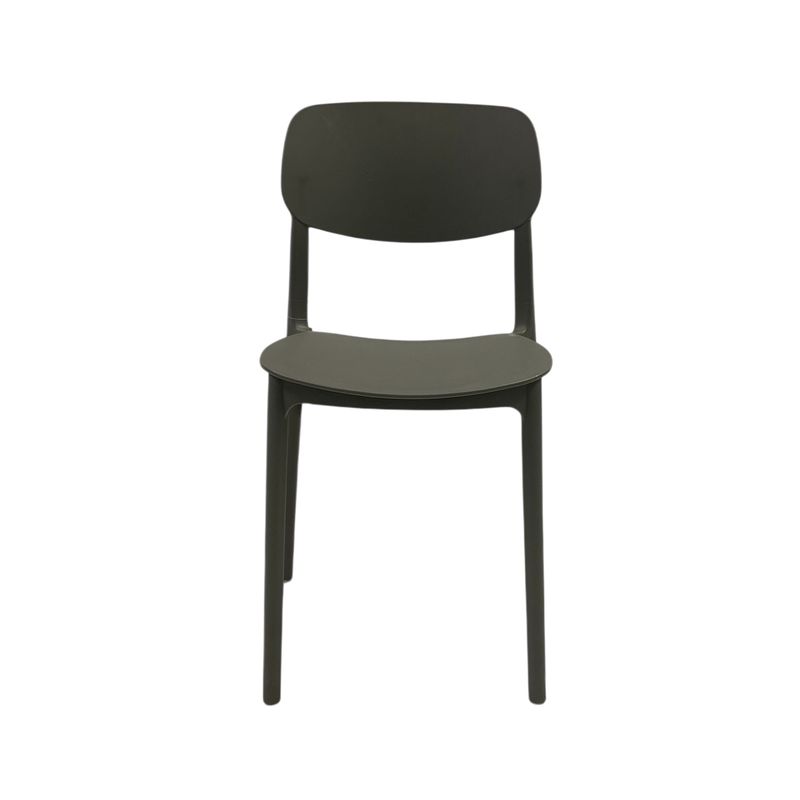 ESCANDINAVIA - Silla Plástico Apilable Deco Estocolmo Gris Escandinavia