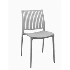 ESCANDINAVIA - Silla Plástico Apilable Deco Noruega Gris