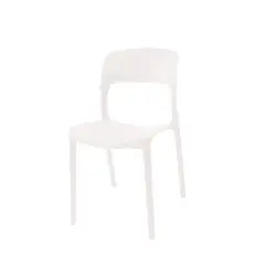 ESCANDINAVIA - Silla Plástico Apilable Deco Nuremberg Blanca