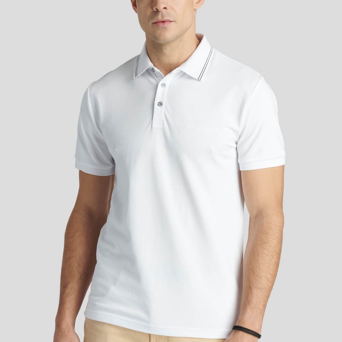 NEW MAN - Polo  Monaco Blanco New Man