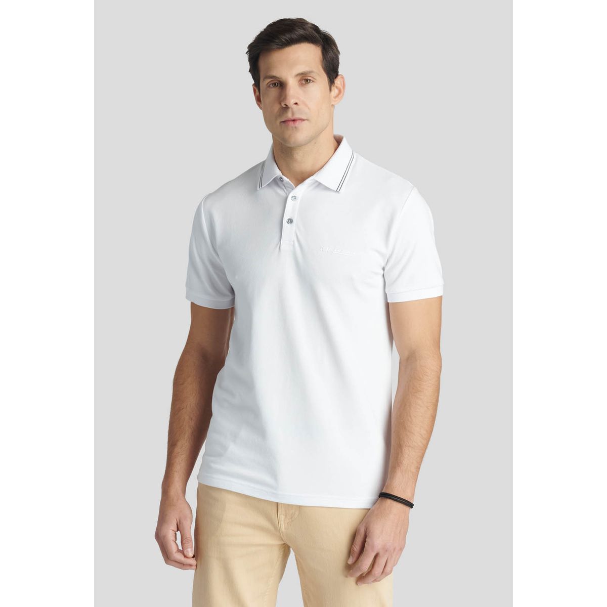 NEW MAN - Polo  Monaco Blanco New Man