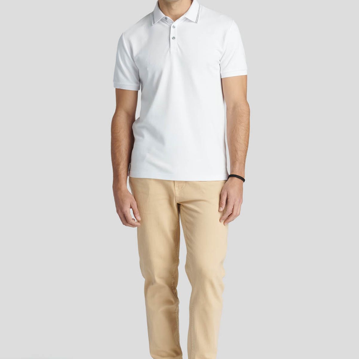 NEW MAN - Polo  Monaco Blanco New Man