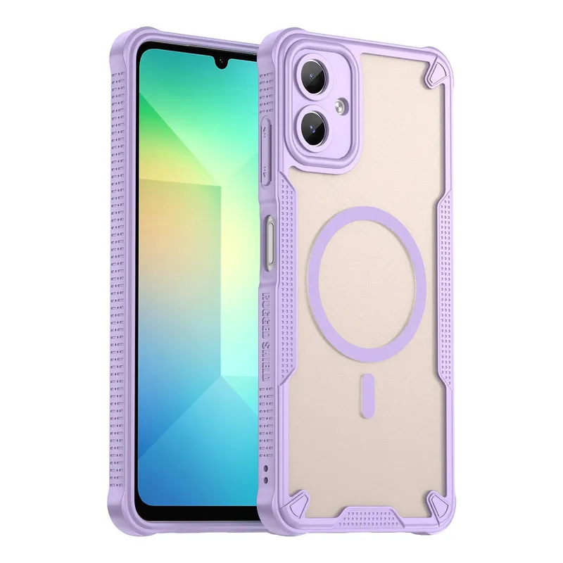 GENERICO - Funda Reforza Carga Magnética Para Samsung Galaxy A06 5G - Lila