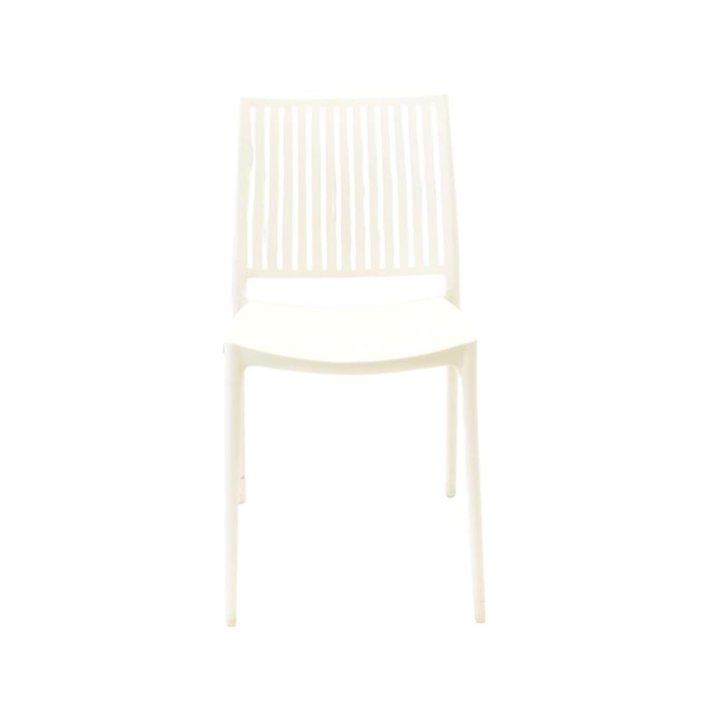 ESCANDINAVIA - Silla Plástico Apilable Deco Noruega Blanca Escandinavia