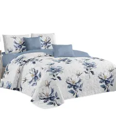 GENERICO - Cubrecama Quilt De Verano 2 Plazas + 2 Funda Medida 230x250cm Cobertor