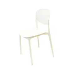 ESCANDINAVIA - Silla Plástico Apilable Deco Hamburg Blanca