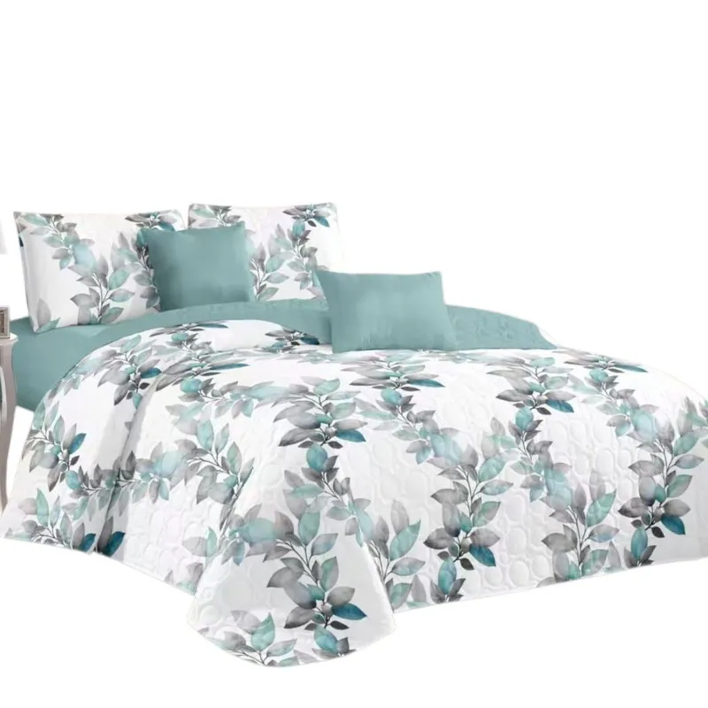 GENERICO - Cubrecama Quilt De Verano 2 Plazas + 2 Funda Medida 230x250cm Cobertor