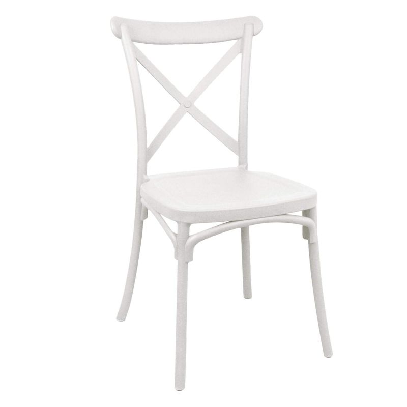 ESCANDINAVIA - Silla Plástico Apilable Deco Copenhagen Blanca Escandinavia