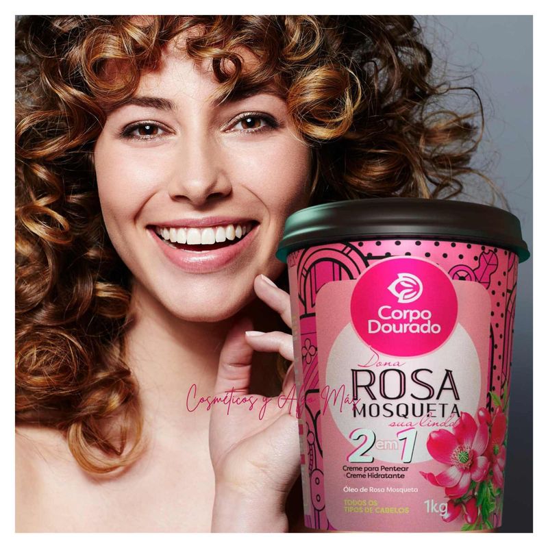 GENERICO - Crema brasileña brillo y sedosidad con aceite rosa mosqueta 1 kg