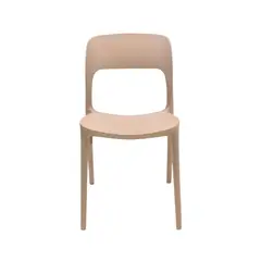 ESCANDINAVIA - Silla Plástico Apilable Deco Nuremberg Beige