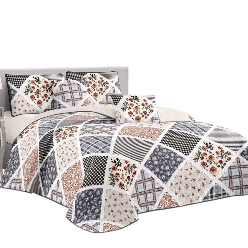 GENERICO - Cubrecama De Verano King 250x270cm Colcha + 2 Fundas Cobertor