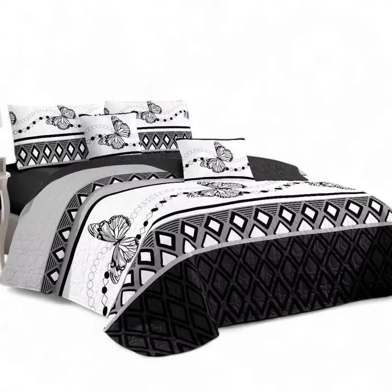 GENERICO - Cubrecama De Verano King 250x270cm Colcha + 2 Fundas Cobertor