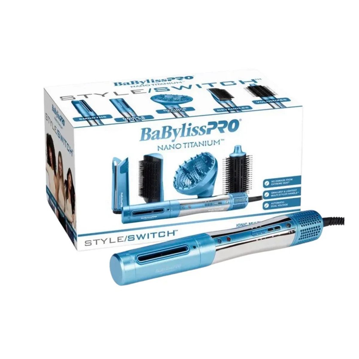 BABYLISS PRO - Cepillo Secador StyleSwitch Multi-styler BabylissPro