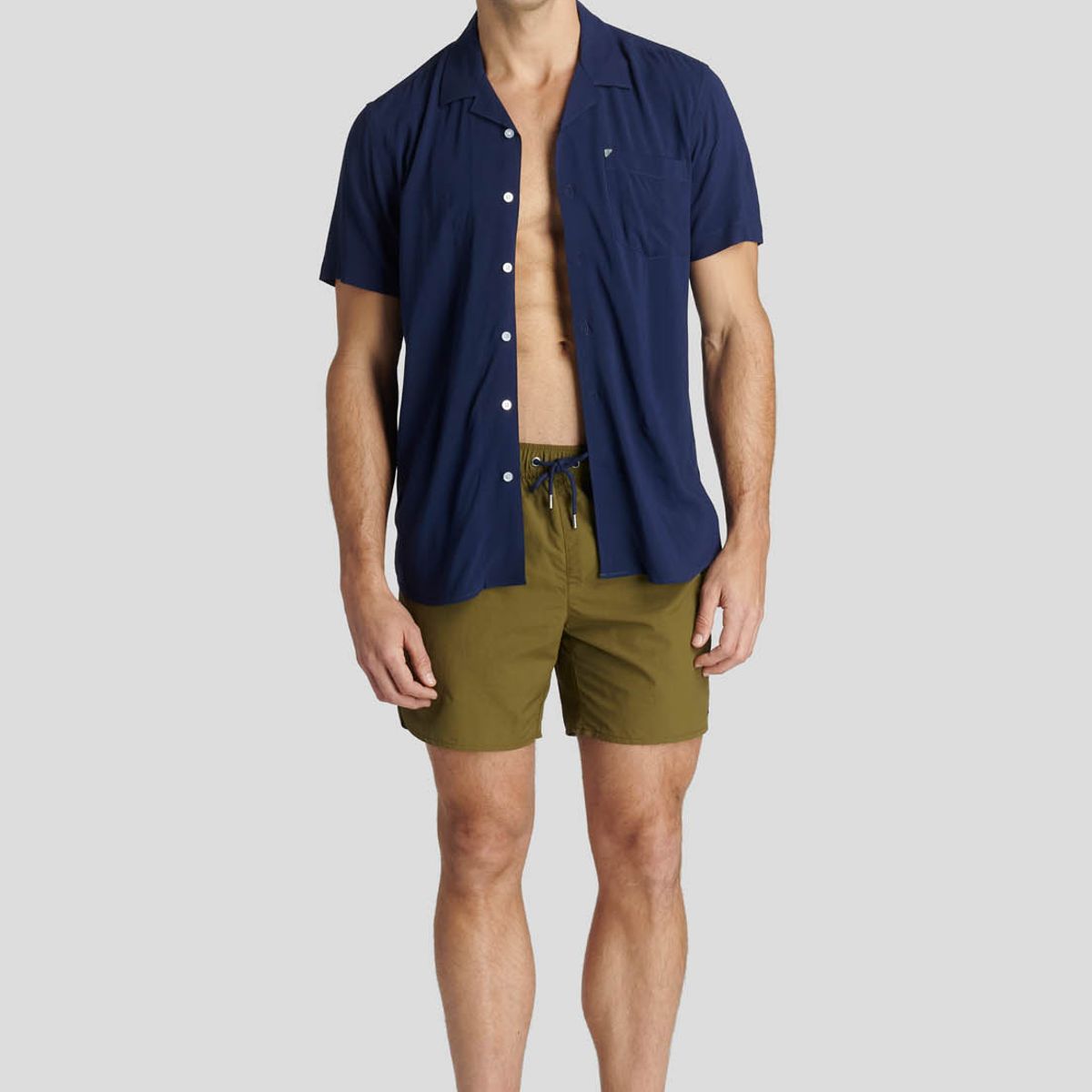 NEW MAN - Traje Baño Nantes Heritage Verde New Man