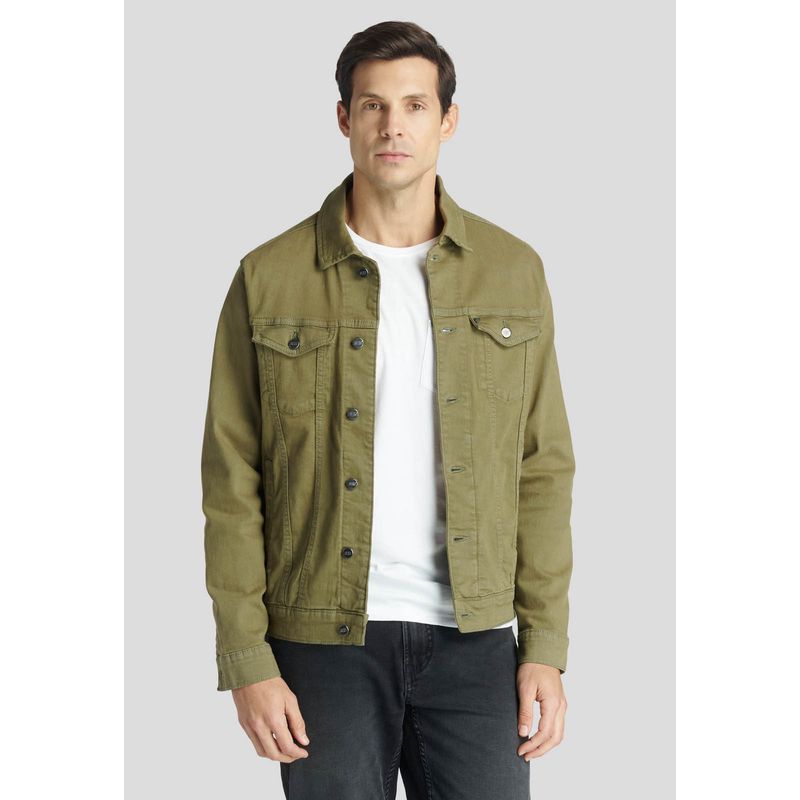 NEW MAN - Chaqueta Cranc Avant-Garde Verde New Man