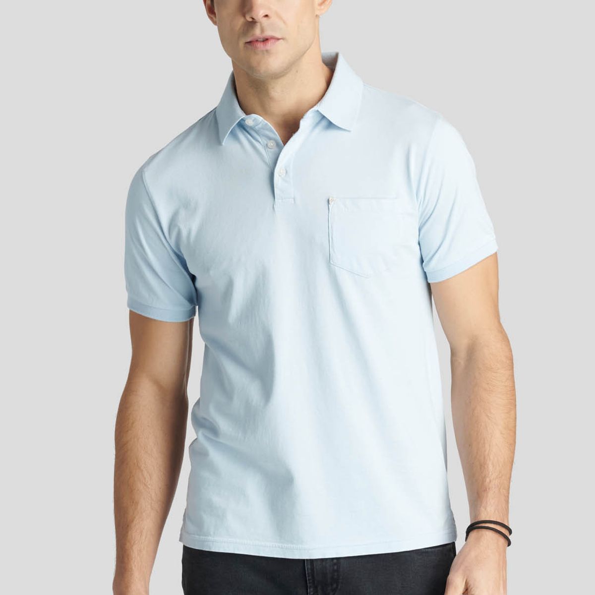 NEW MAN - Polo Niza Heritage Celeste New Man