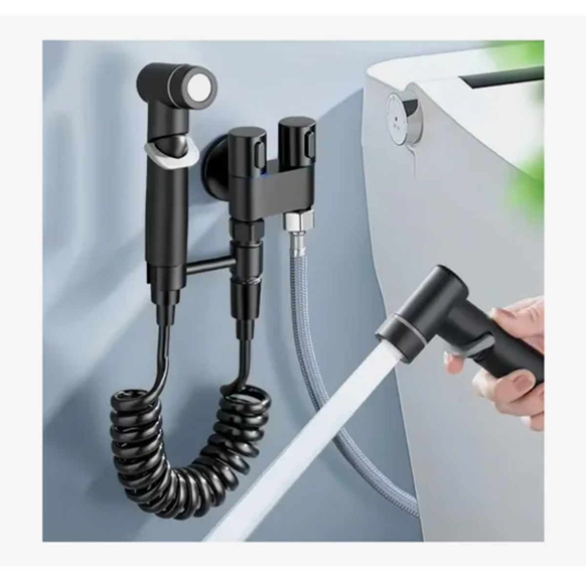 GENERICO - Ducha Bidet Arabe Acero Inoxidable Baño Wc Inodoro Vida Negro