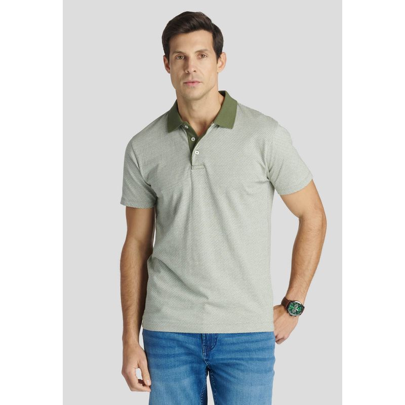 NEW MAN - Polo Almeria Avant-Garde Verde New Man