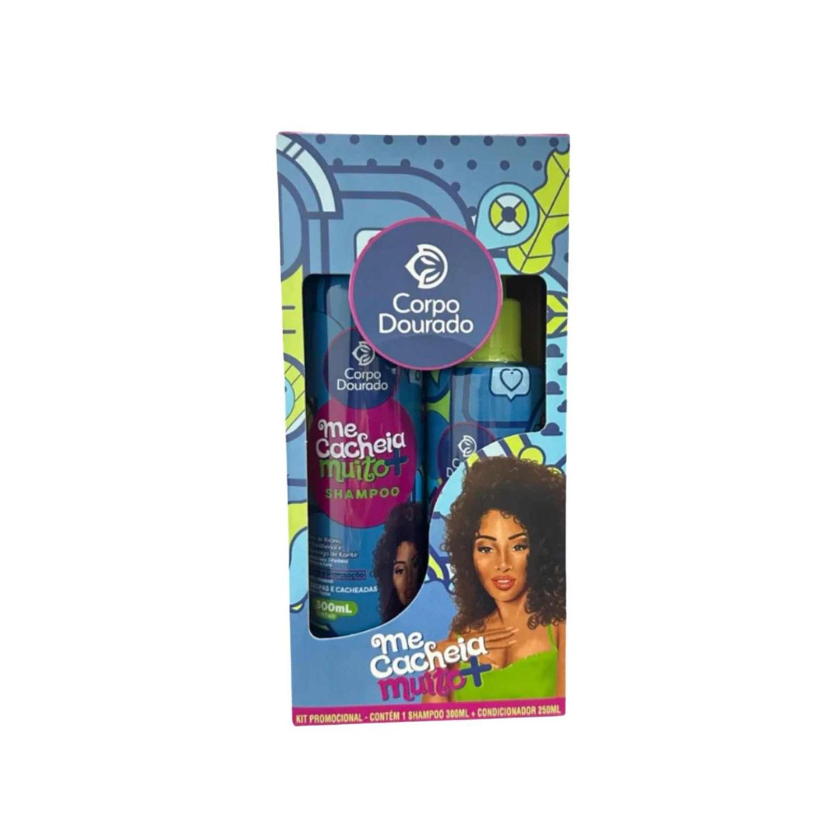 GENERICO - Kit Shampoo y Acondicionador  para cabello rizado ME CACHEIA MUITO