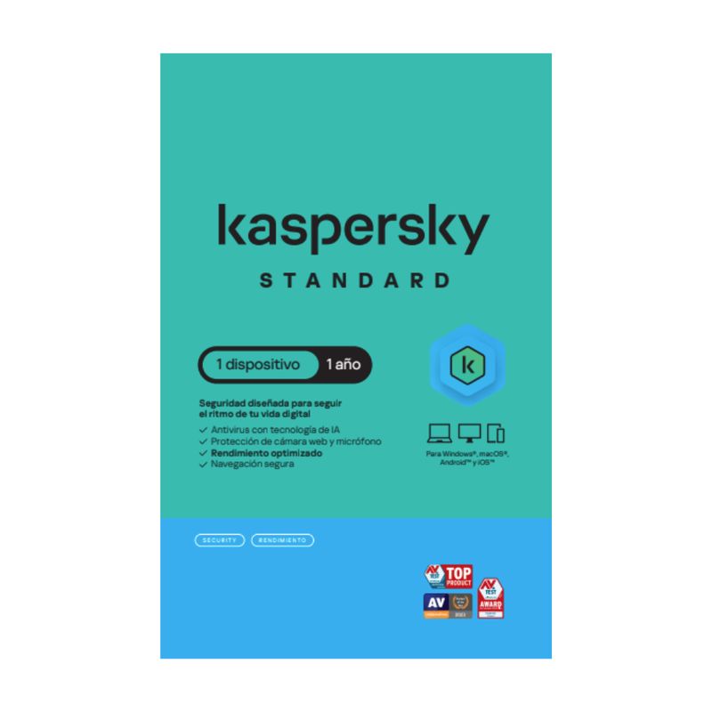 KASPERSKY - Kaspersky® Standard 1 Dispositivo 1 Año
