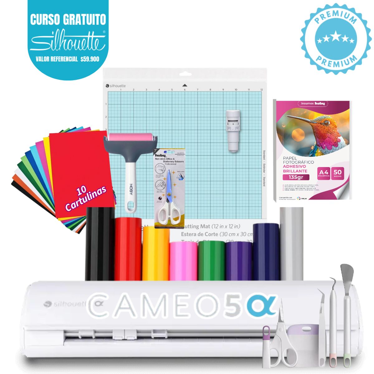 SILHOUETTE - Cameo 5 alpha kit inicio silhouette GP201