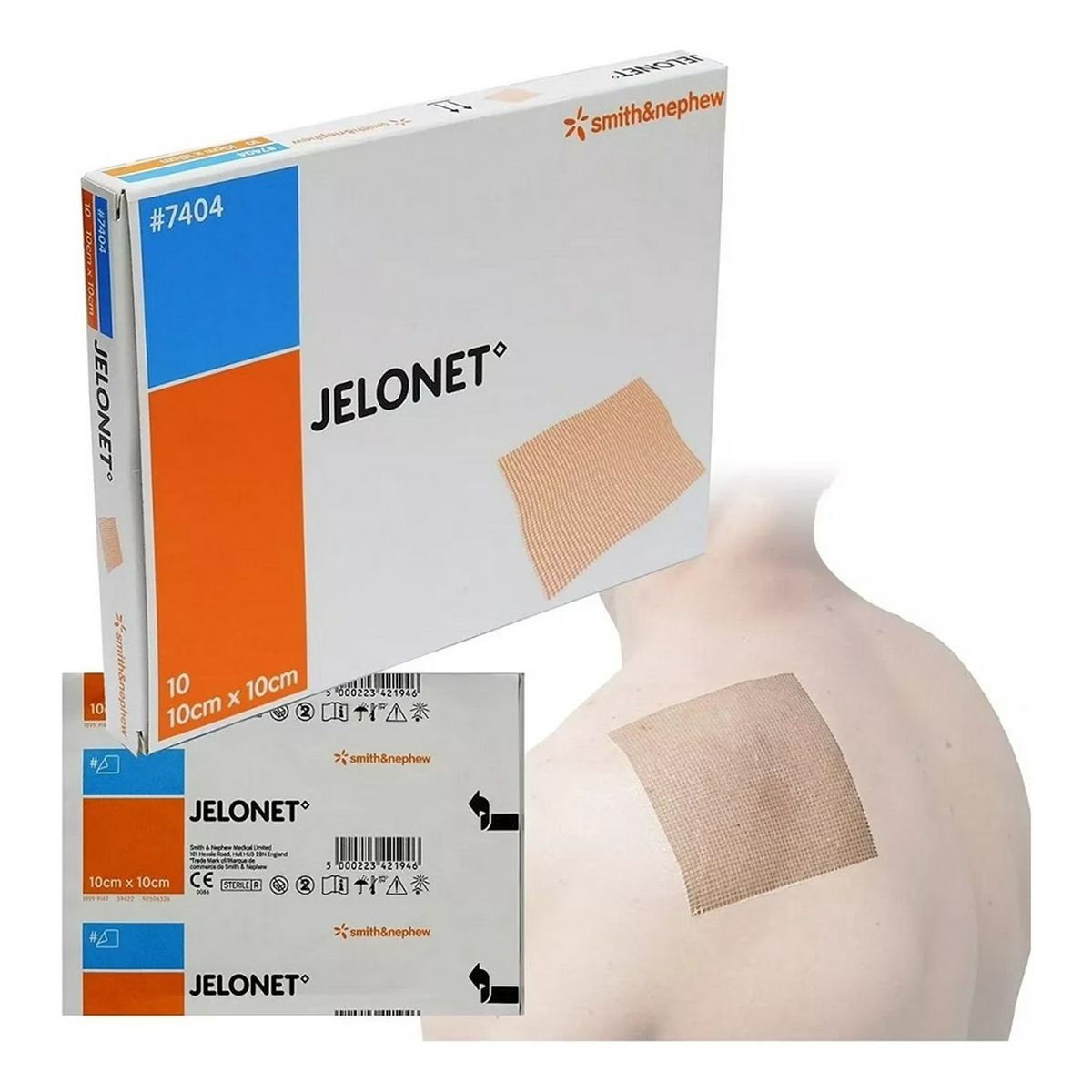 PHARMA - Jelonet 1010cm X10 Piezas Gasa Parafinada