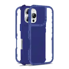 KBOD - Carcasa 360 de 3 Piezas Urban Play Para iPhone 15 Azul