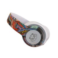 Audifonos Bluetooth Graffiti Con Luz Led Blancos