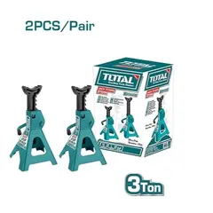 TOTAL TOOLS - Banquillo Caballete Soporte 3 Toneladas 2 Pcs