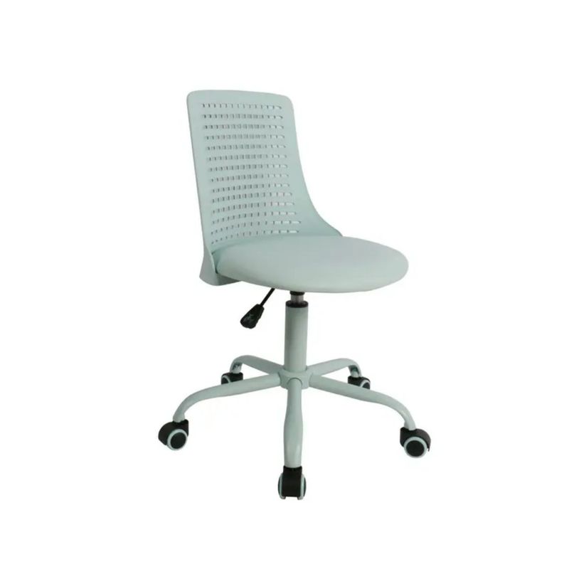 HABITA2 CHILE - Silla Escritorio Giratoria elena polipropileno celeste grisaceo
