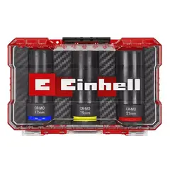 EINHELL - Set 3 Dados Impacto 1/2 Pulgada 17-19-21mm 109263