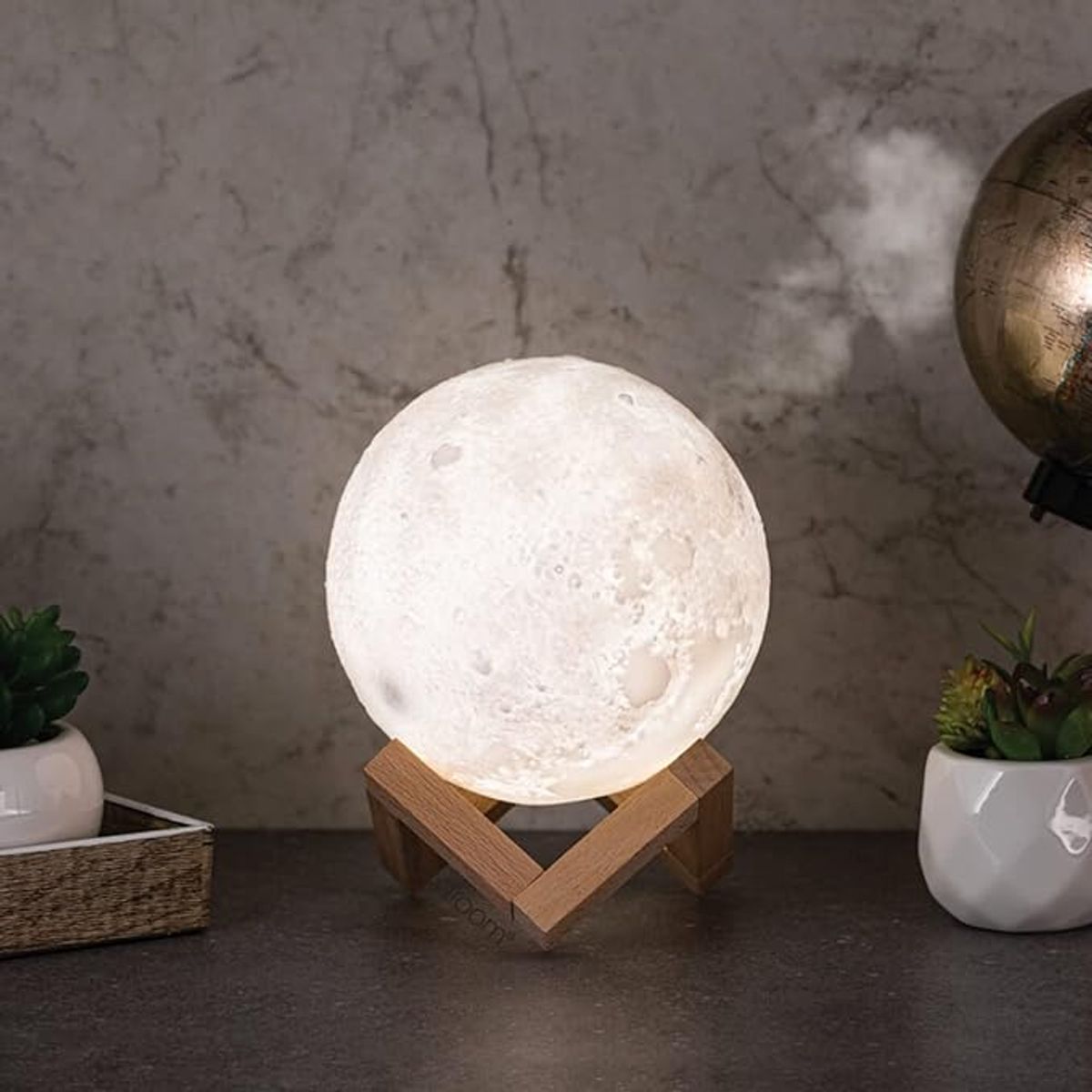 LAMPARA HUMIFICADORA DE LUNA 3D, marca MOVI - Foto 2