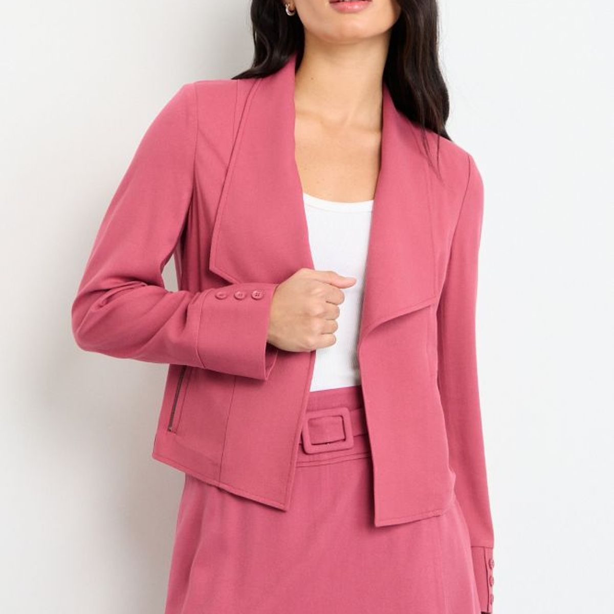 IO - Chaqueta Mujer Rosa IO