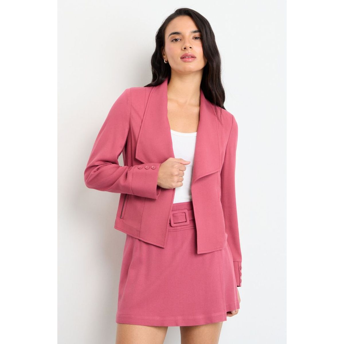 IO - Chaqueta Mujer Rosa IO