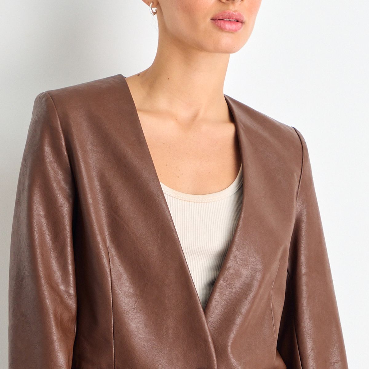 IO - Blazer Mujer Café Io
