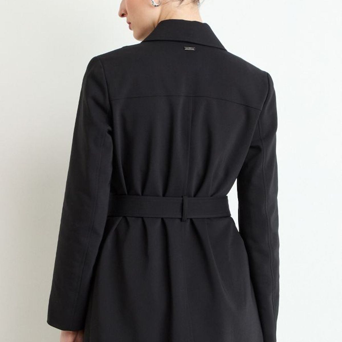 ASH - Trench Mujer Negro Ash