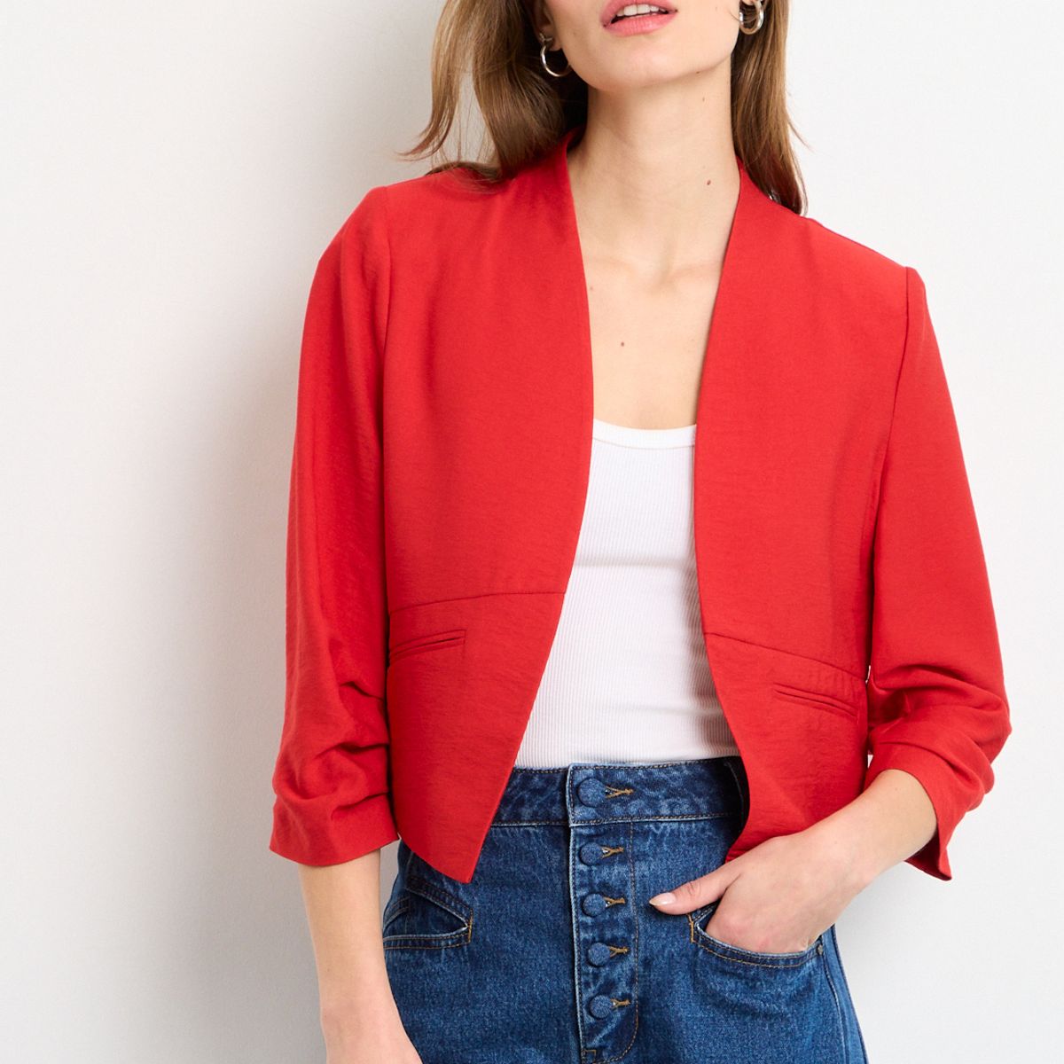 IO - Tapado Abierto Mujer Rojo IO