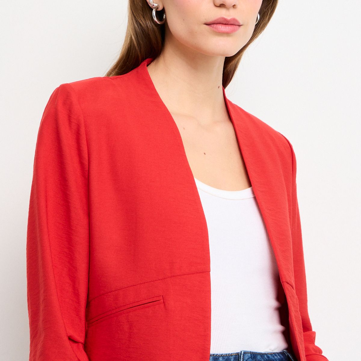 IO - Tapado Abierto Mujer Rojo IO