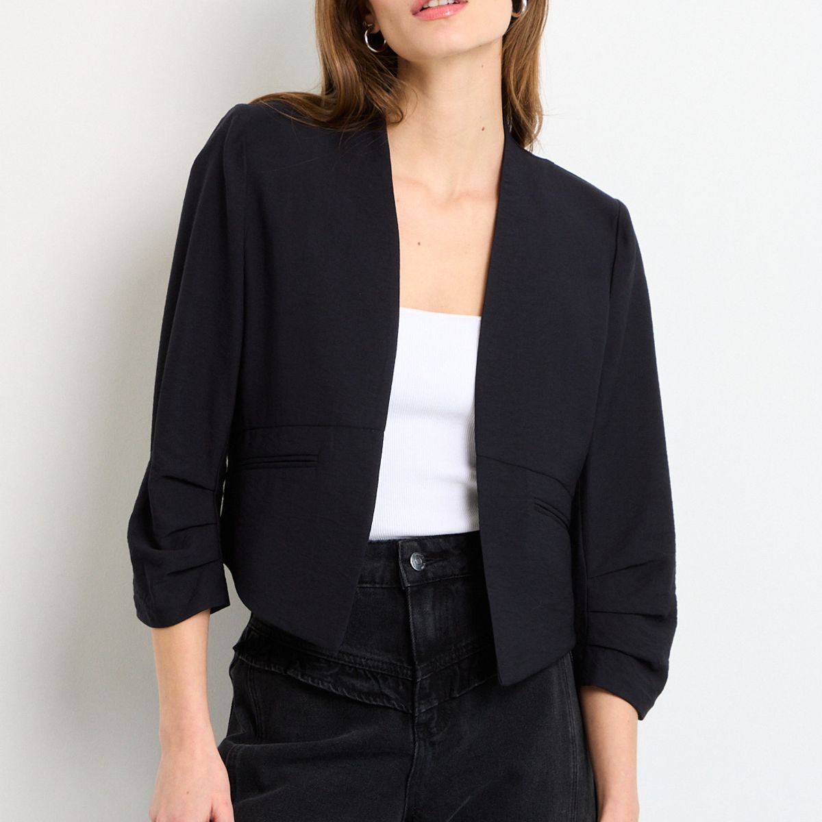 IO - Tapado Abierto Mujer Negro IO