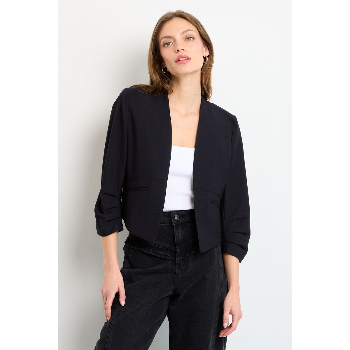 IO - Tapado Abierto Mujer Negro IO