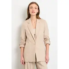 IO - Blazer Mujer Beige