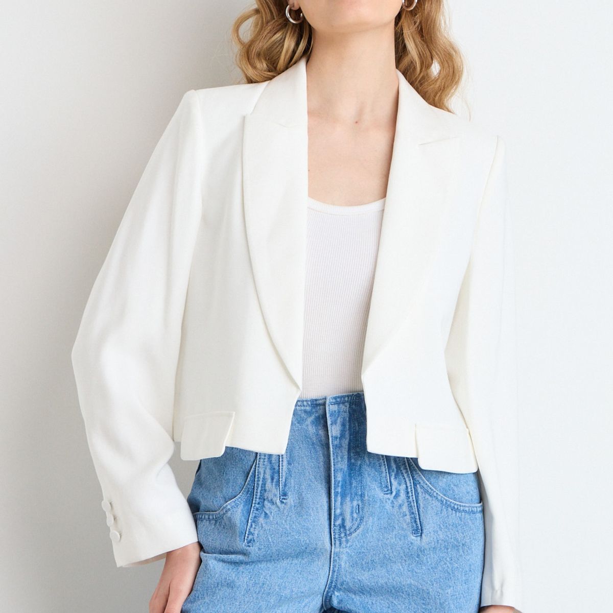 IO - Blazer Mujer Crudo IO