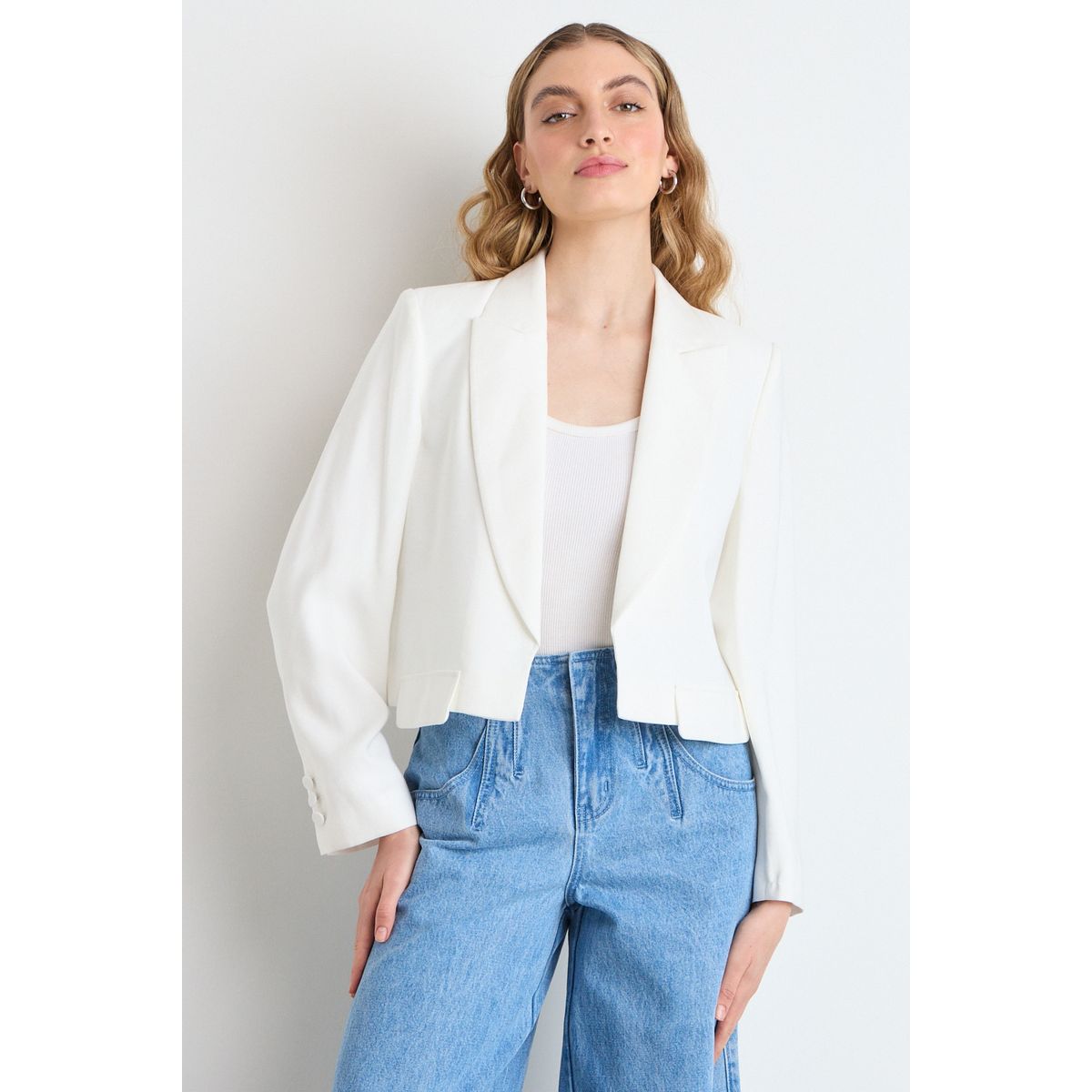 IO - Blazer Mujer Crudo IO